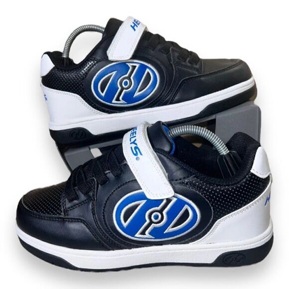 Heelys Plus X2 Black / Blue / White HES10115 Youth 6 - Picture 1 of 11